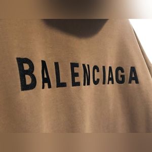 Balenciaga Hoodie Unisex Taupe Tan